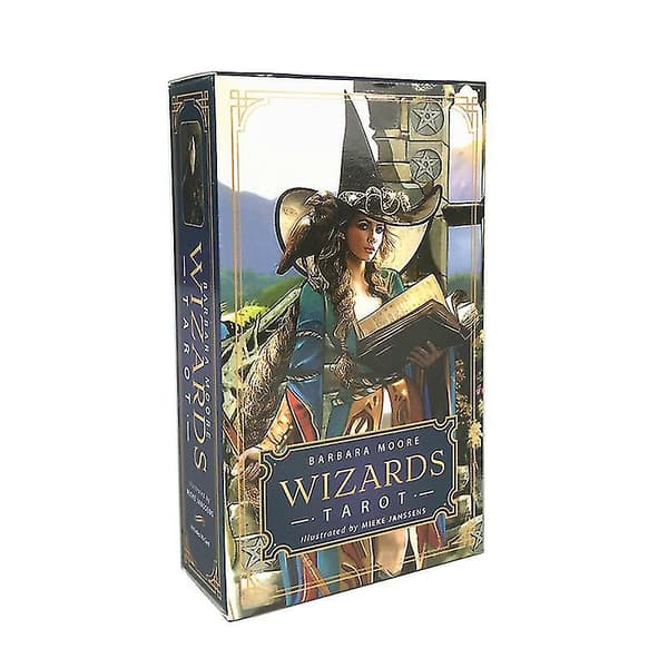 2020 High Quality New Wizards Tarot Card Deck Based Deck Engelsk version Spela spel Toy Divination Fortune Game52st Ts55 null none