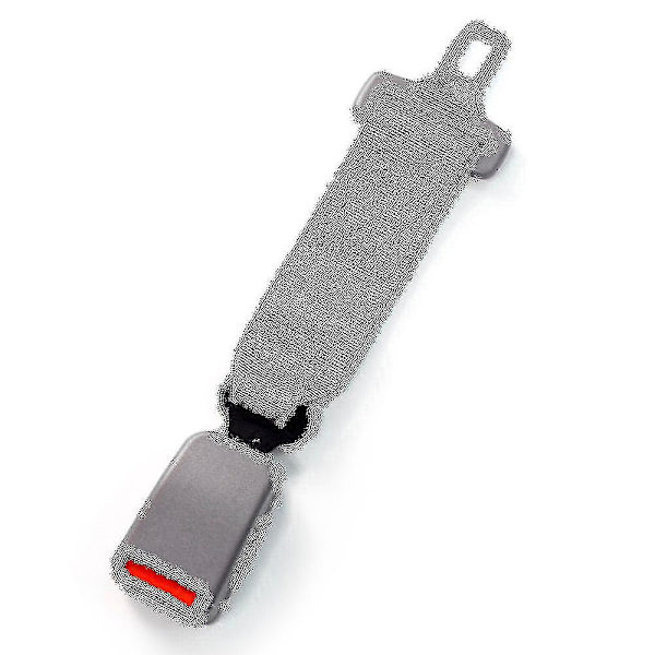 Säkerhetsbälten 1/2 Pack Universal bilbältesförlängare Justerbar bältesförlängare 23cm grå 1st 23cm
