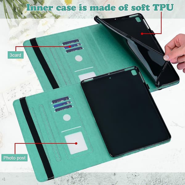 Mönstrat case för Lenovo Tab M9 Green
