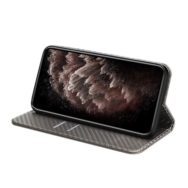 Carbon Fiber Texture phone case för iPhone 15 Grey