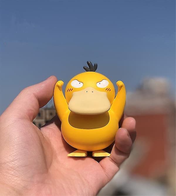 Söt Psyduck Duck Fighting Ver. Söta actionfigurleksaker 8cm null none