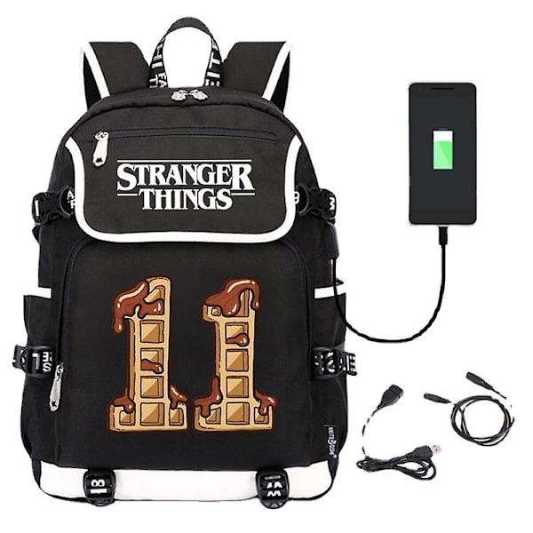 Stranger Things Ryggsäck Skolväska Stranger Things Trio-19