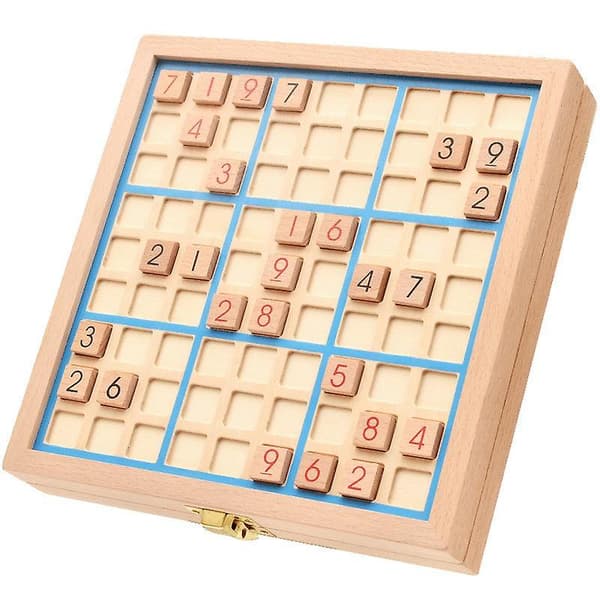 Sudoku Schack Schack Logik Träningsbräda Barn Resonerande Leksaker Barn Trä Spelleksaker null none