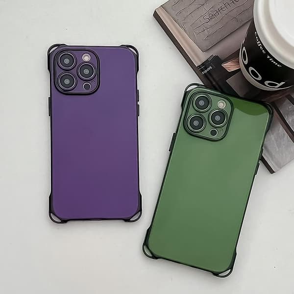 Stötsäkert TPU phone case för iPhone 15 Pro Pink