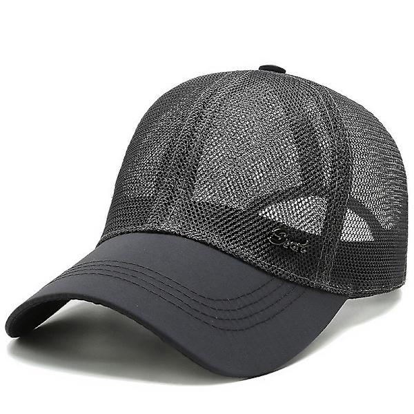 Sommar Snabbtorkande mesh Herr Dam Lastbil Utomhus Bergsbestigning Fiske Fotvandring Löphatt CAP Rose Red