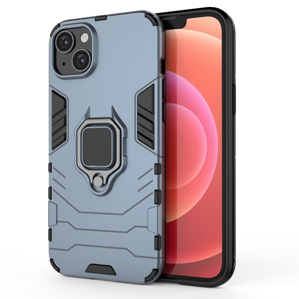 Stötsäker PC + TPU för iPhone 15 Plus Dark blue