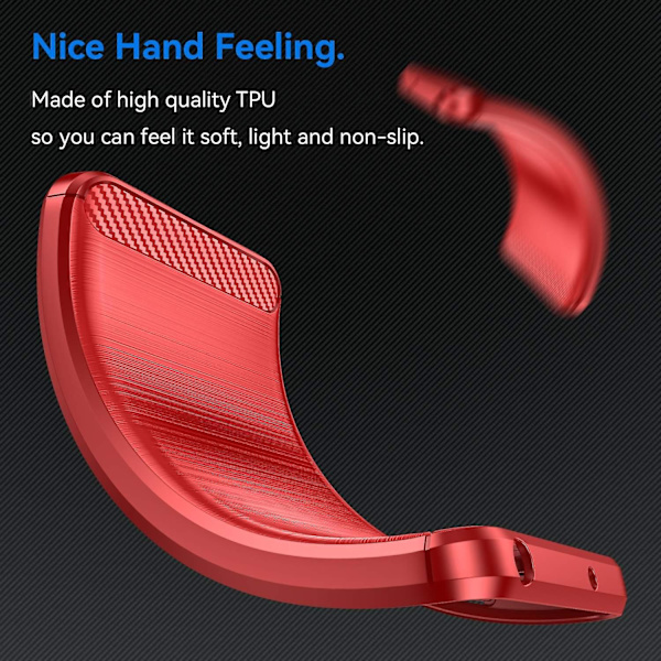 TPU phone case för iPhone 15 Plus Red