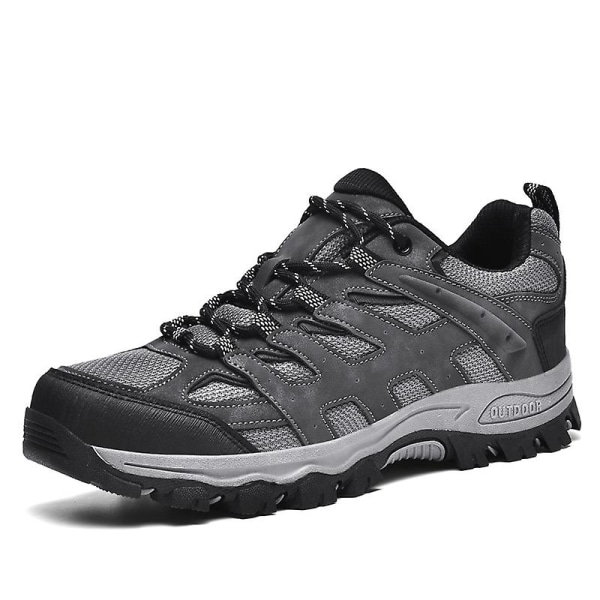 Herr Dam vandringsskor Low-Top Sneakers för Utomhus Trailing Trekking Walking 3D2388 Gray 41