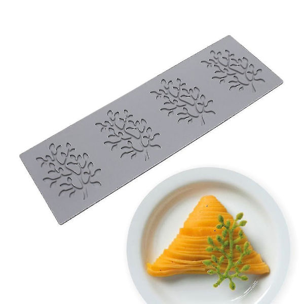 5 st/ set Coral Leaf Spetsmatta Form Sugar Craft Silikonpad Mould null none