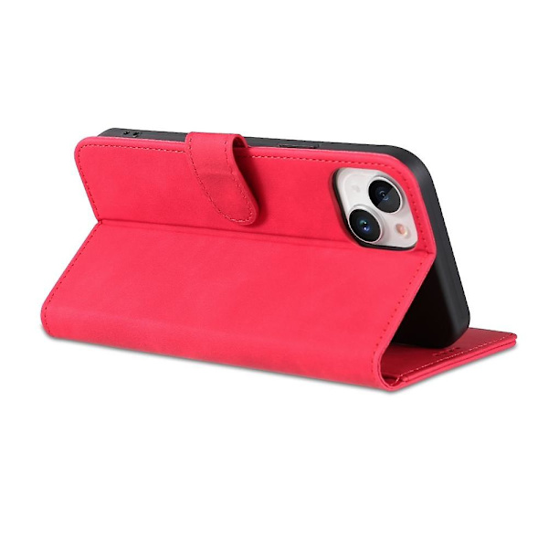 AZNS Calf Texture Case för iPhone 15 Red