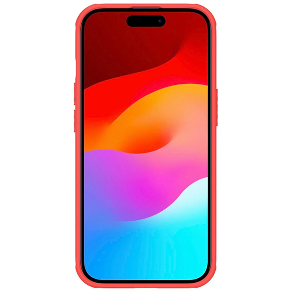 Frosted Pro PC + TPU case för iPhone 15 Red