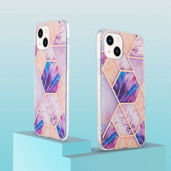 Marmor TPU- case för iPhone 15 Light purple