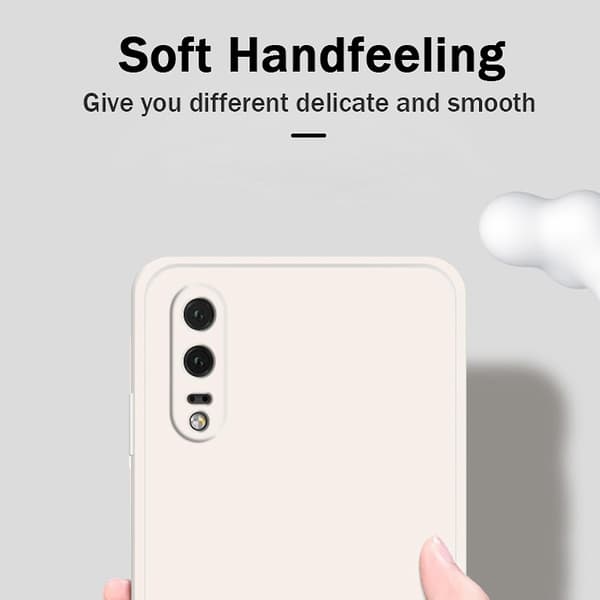 För Huawei P20 Liquid Case White none