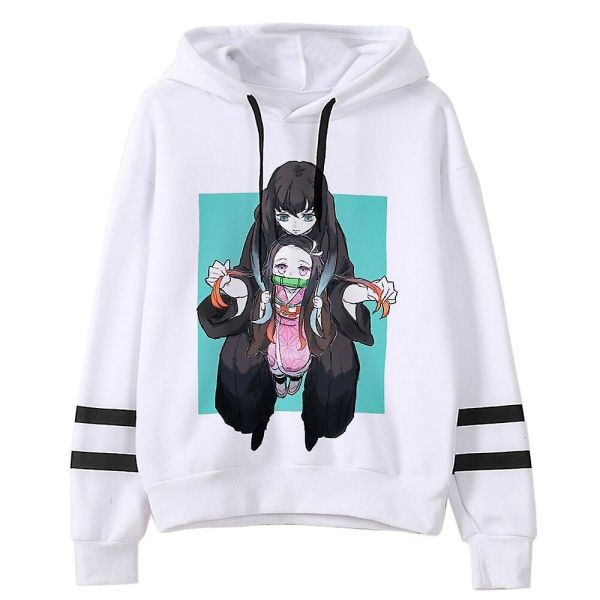 Demon Slayer Kimetsu No Yaiba Herr/kvinnor Luvtröjor Anime Unisex Harajuku Estetisk 90-tals sweatshirt Ulzzang Grafisk Casual Man Hood Shry 525 M