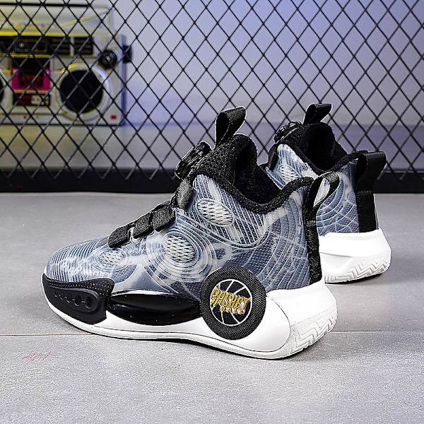Barn Sneakers Pojkar Basketskor Halkfria Barn Sportskor 3Bzx2303 Black 28