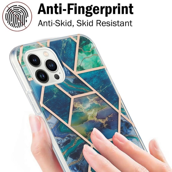Marble TPU- case för iPhone 15 Pro Multicolor
