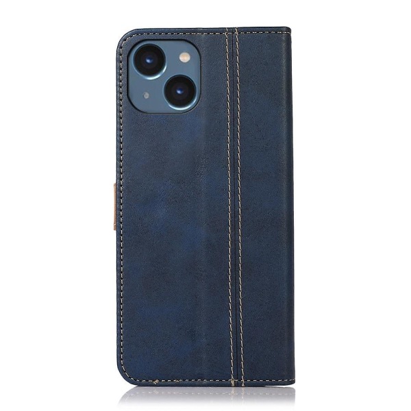 Calf Texture Phone case för iPhone 15 Blue