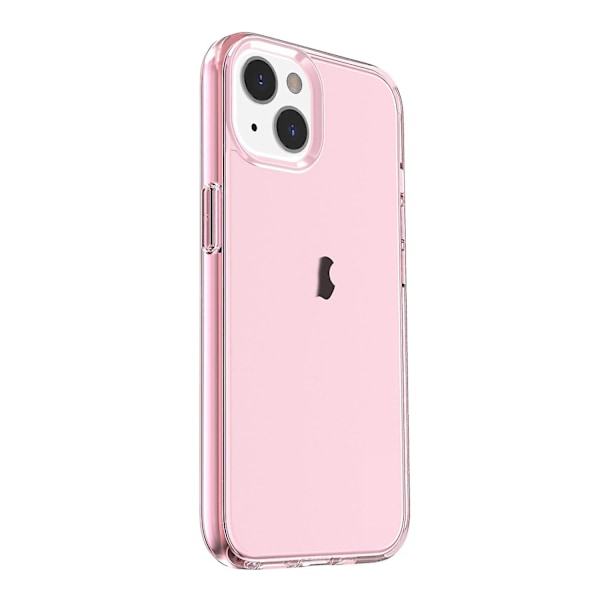 Transparent phone case för iPhone 15 Plus Pink