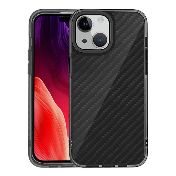 Phone case i kolfiber för iPhone 15 Plus null none