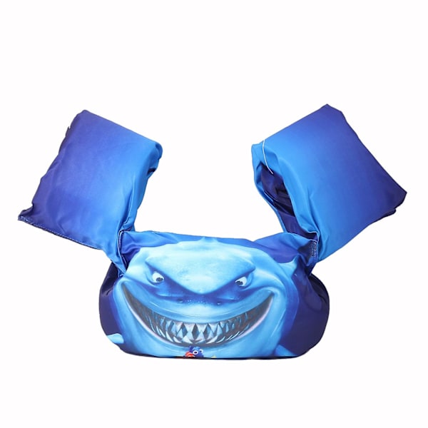Baby Float Cartoon Arm Sleeve Flytväst Baddräkt Skum Säkerhet Simträning Flytande pool Float Simring Puddle Jumper Z shark 2
