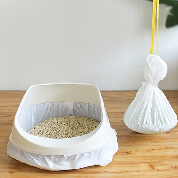Farfi 7 st kattsandpåse Essential Quick Ldpe Pet Cat kattsandlåda Liners For Pet null none