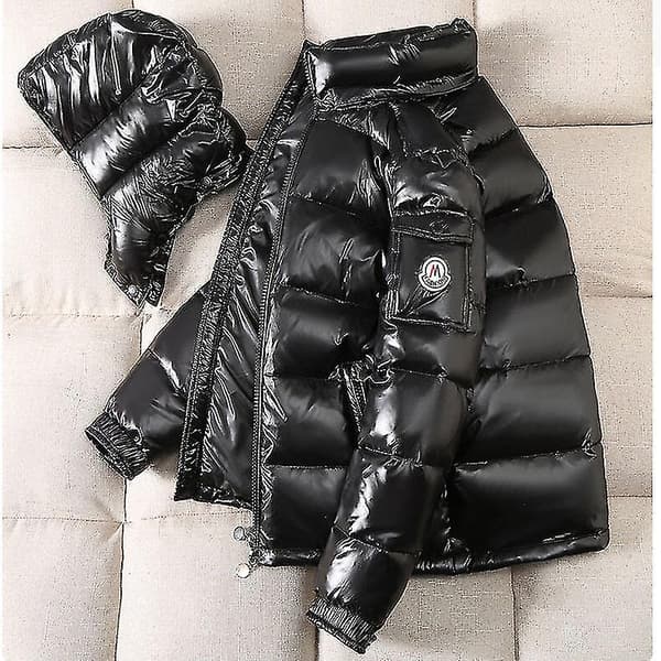 Herr Shiny Down Jacket Herr Vinterjacka Ståkrage Dunjacka Med Hoodbest Present Till Jul Red M