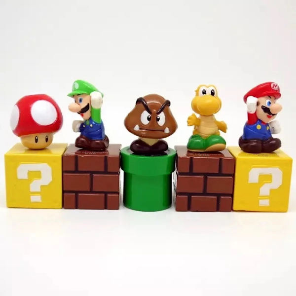 5 paket Mario-plattformsfigurer