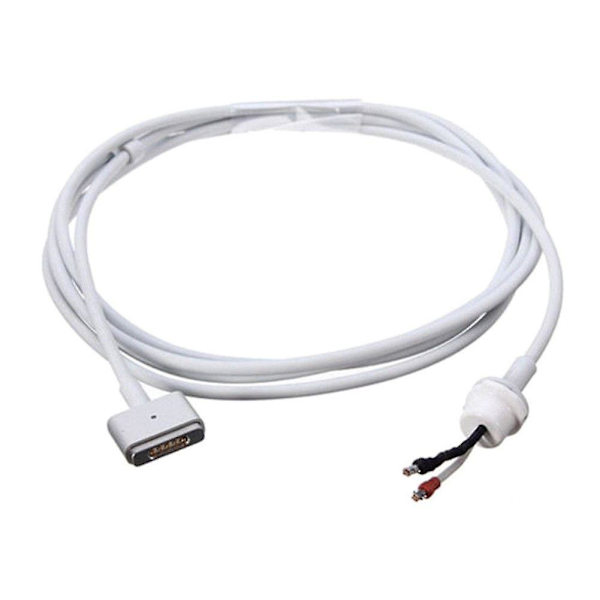 45W Macbook Pro DC-kontakt Pluggkabel Magsafe 2 T Laddningsadapterkabel White none