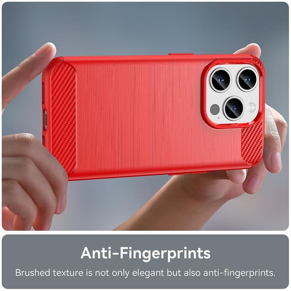 TPU phone case för iPhone 15 Pro Red