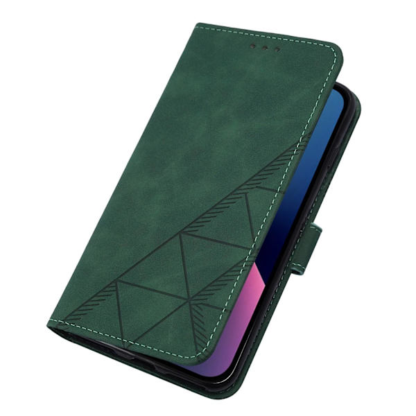 PU phone case för iPhone 15 Plus Dark green