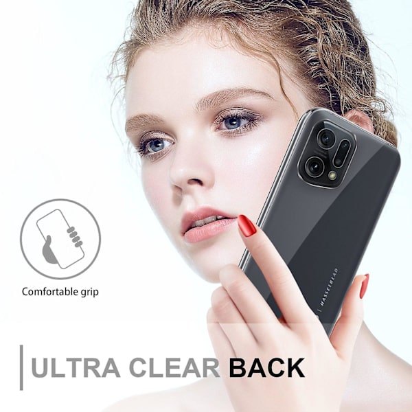 Oppo FIND X5 Hülle Handy Cover TPU- case - heltäckande Transparent FIND X5