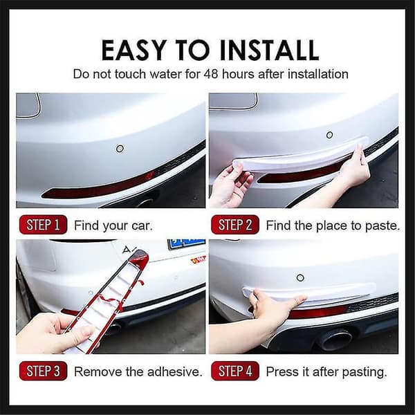 2st Anti-kollision bilstötfångarskyddsremsa sidodörr anti-scratch Grey