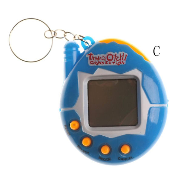 Nostalgisk Tamagotchi Nya 49 husdjur i 1 virtuellt cyber-slumpmässigt Pet Toy Tiny Game Blue