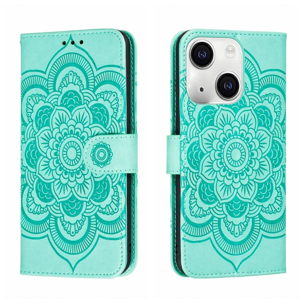 Mandala phone case för iPhone 15 Plus Green none