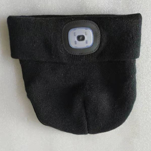 Led Beanie Hat Batteri Power Stickad Hatt Med Ljus För Utomhus Fiske Fotvandring