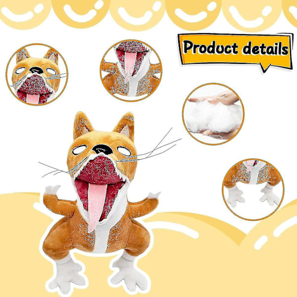 9,5 Garten Of Banban Plysch, Horrorspel Syringeon, Kittysaurus, Unnamed Marionette Figure Plyschleksaker För Fans Barn Jul Halloween 3PCS