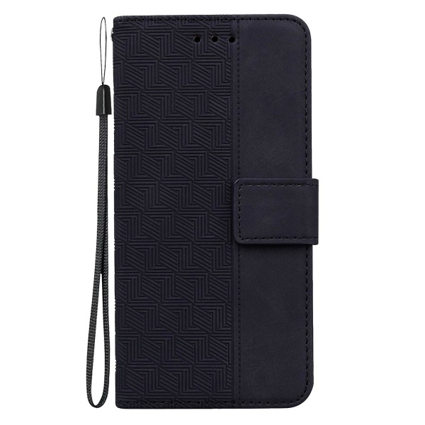 Geometriskt präglat case för iPhone 15 Plus Black