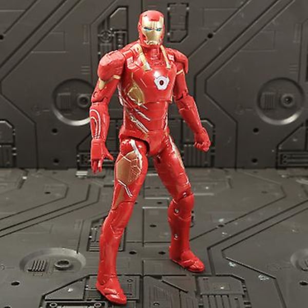 Marvel Avengers 3 Infinity War Film Anime Super Heros Spiderman Captain America Iron Man Hulk Thor Superhjälte Actionfigur Leksaker C ironman