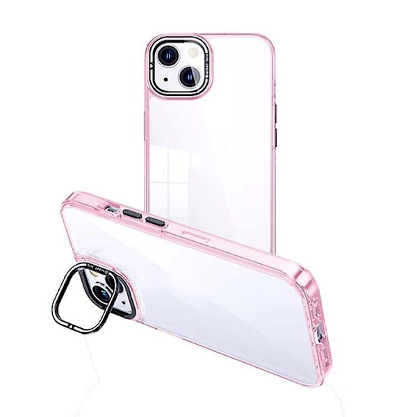 Invisible Holder phone case för iPhone 15 Pink