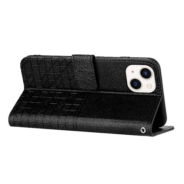 Rhombic Texture Case för iPhone 15 Plus Black