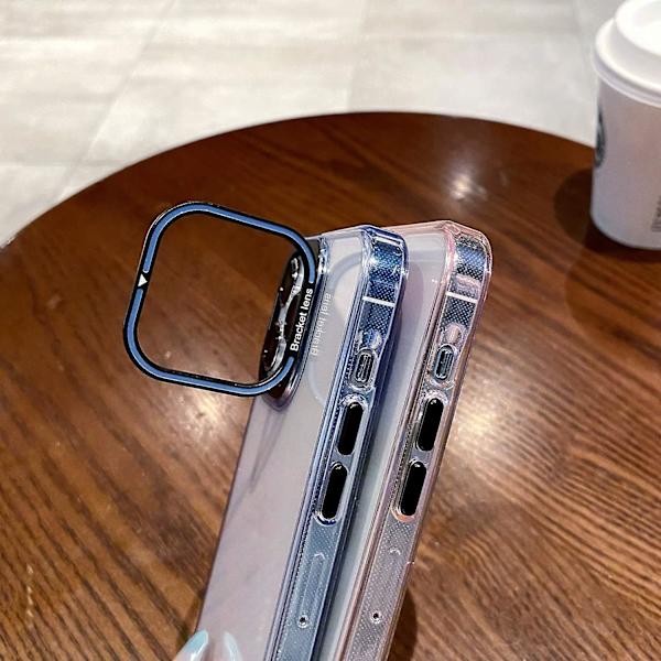 Invisible Holder phone case för iPhone 15 Silver