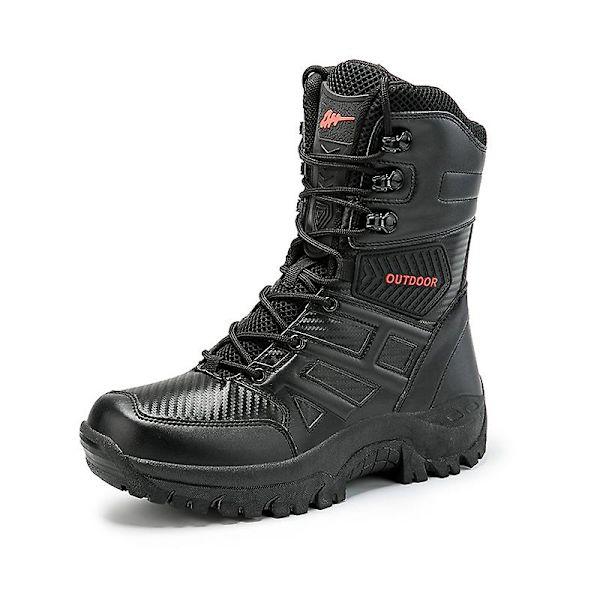 Herr Military Boot Combat Herr Boots Tacticalhane Shoes Work Safety Shoes Yj203 Black 47