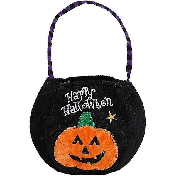 Halloween trick or treat väska, tygpåse presenthink 2
