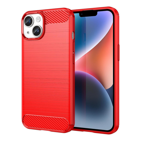 TPU phone case för iPhone 15 Plus Red