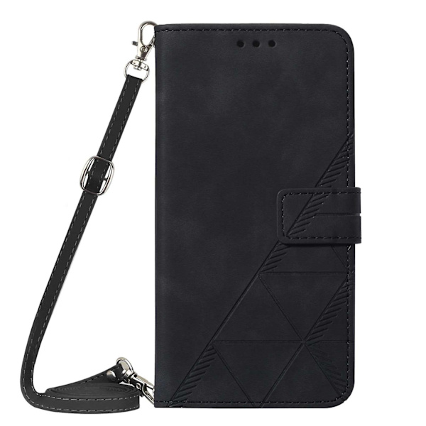 PU phone case för iPhone 15 Plus Black