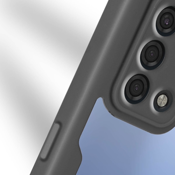 Case för Oppo A74 4G Plexiglas Bak och Polymer Front Black
