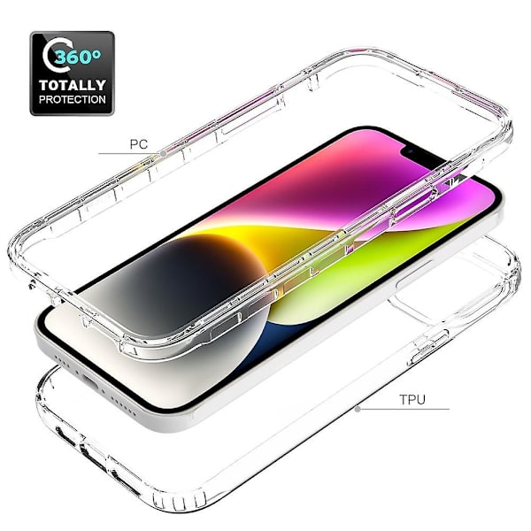 Klart Gradient Phone case För iPhone 15 Plus Black