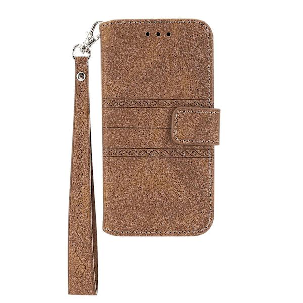 Präglat case till Iphone 15 Brown
