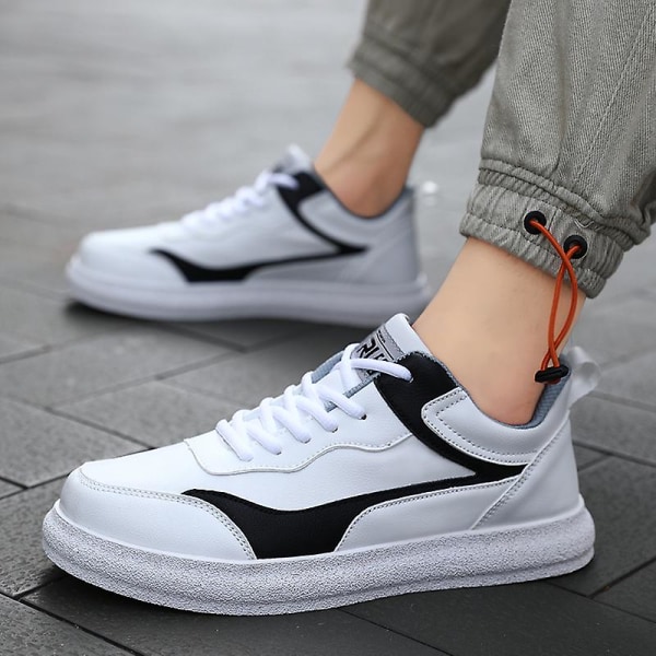 Herr Dam Sneakers Andas löparskor Mode Sportskor Yj1922 White 43