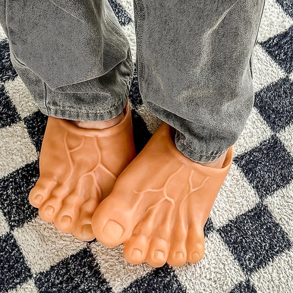 Män Kvinnor Strandtofflor Mode Roliga Sandaler Utomhus Halkfria Inomhusskor 99 Orange 45